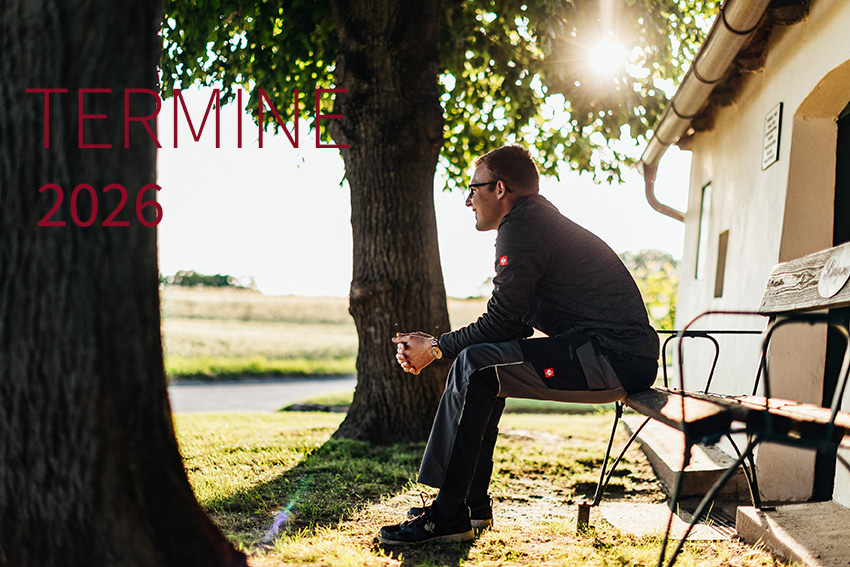 Mathias Reckendorfer mit Blick in die Ferne: Terminplan